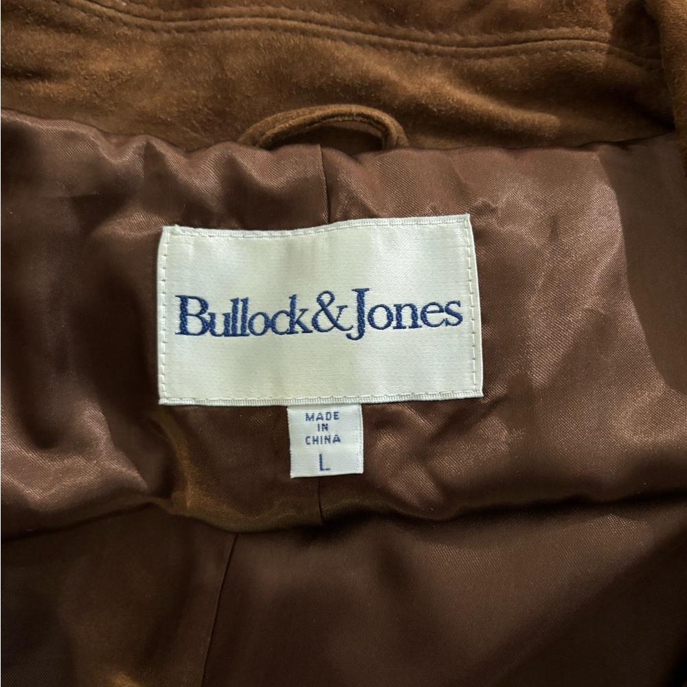 Bullock & Jones Men's Suede Blazer, size Large - Picture 4 of 8